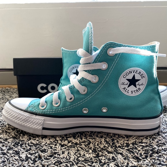 Women’s Converse Archive Green High-Top Sneakers Size 5 - Picture 7 of 9